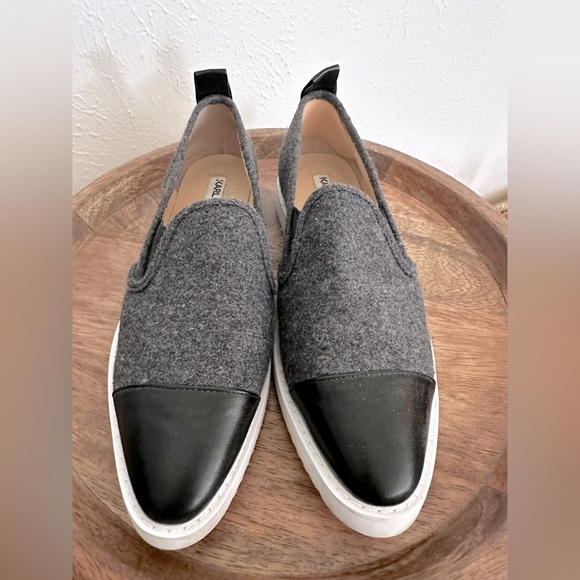 Karl Lagerfeld Paris Slip On Sneakers- 6.5 - Picture 2 of 5